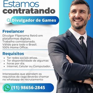 VAGA - DIVULGADOR DE GAMES